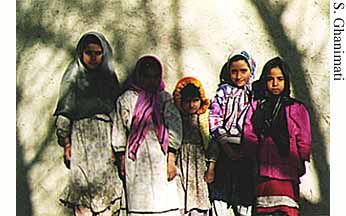 Children of Zahak village near Kuh-e Khwaja, eastern Iran.