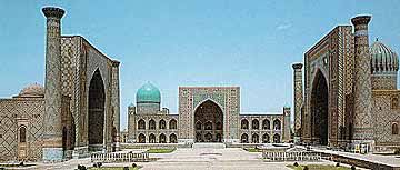 Photo of Samarqand. Courtesy Cyber Uzbekistan