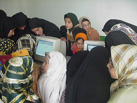 Internet users in Shahkooh, Iran [photo courtesy of The Iranian Photo of the Day]
