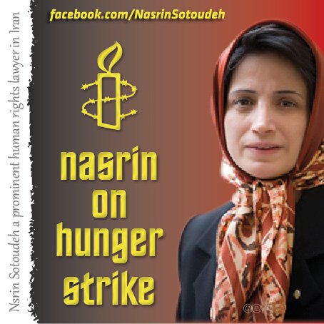 Jailed Nasrin Sotoudeh Back on Hunger Strike 