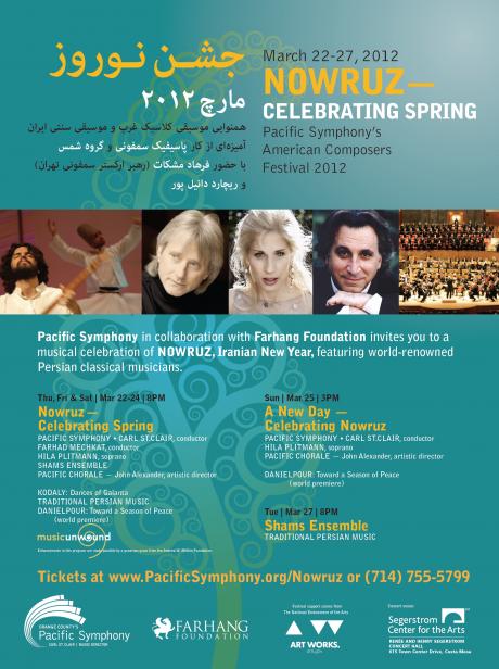 Pacific Symphony: American Composers Festival 2012 Nowruz - Celebrating Spring
