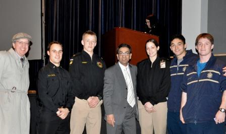 Jahangir Golestan-Parast screens Bam 6.6 at the US Naval Academy at Annapolis, Md. feb 23rd, 2010