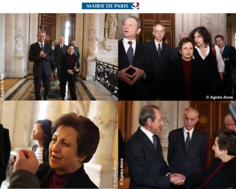 HONORARY PARISIAN: Shirin Ebadi Bestowed Honorary Citizenship of Paris (June 10th, 2010)