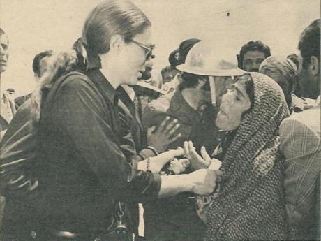 ROYALTY AND THE PEOPLE: Farah Comforts Tabas Earthquake Victimes (1978)