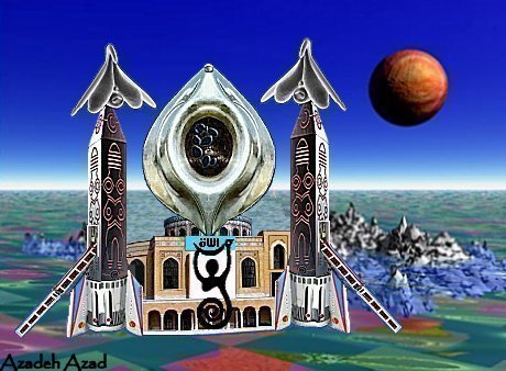 A mosque on planet Gliese 581c