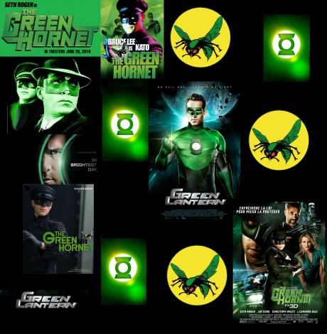 GREEN POWER: Super Heroes Fight Evil in "Green Hornet" and "Green Lantern" ;0)