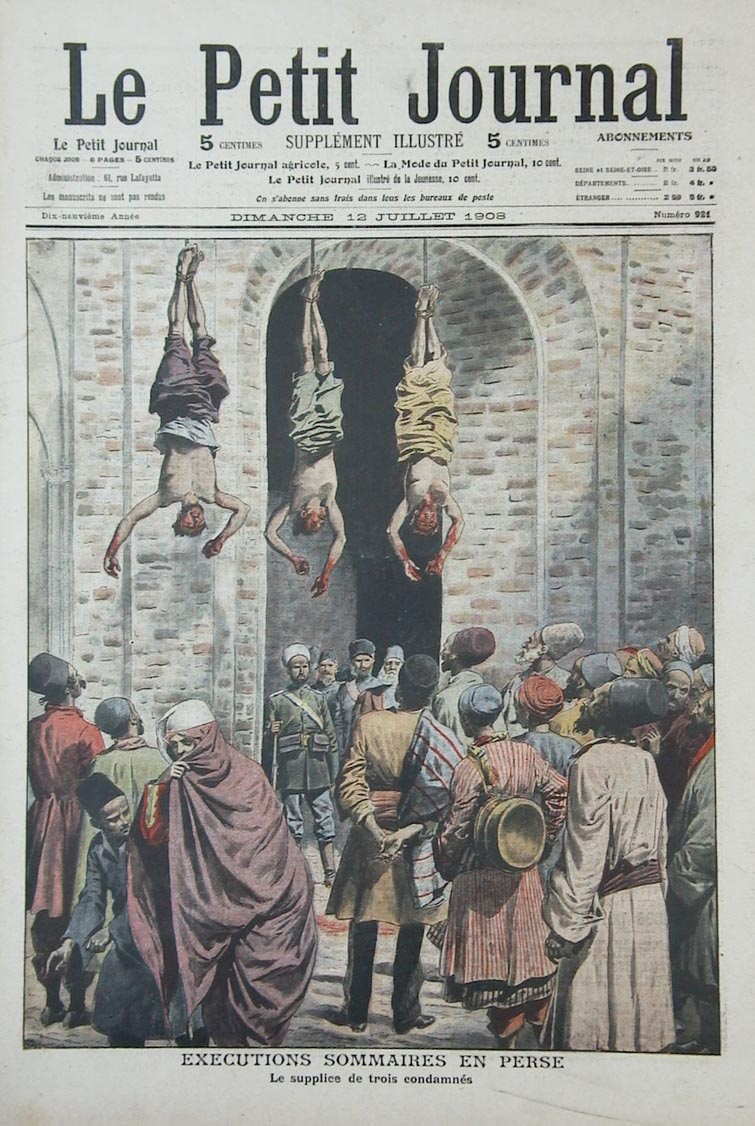 pictory: Executions in Persia (1908)