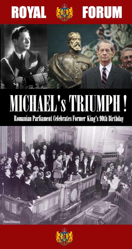 MICHAEL‘s TRIUMPH: Romanian Parliament Welcomes Former King on 90th Birthday