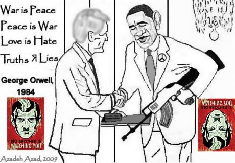 Cartoon: War is Peace, Peace is War