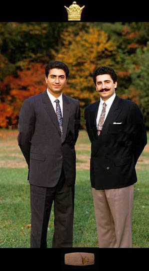 ROYAL BROTHERS: Crown Prince Reza and Prince Ali Reza (1990's)