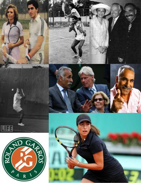 ROYAL TENNIS: Shah, Farah, Reza and Leila, Mansour, Aravane and Roland Garros