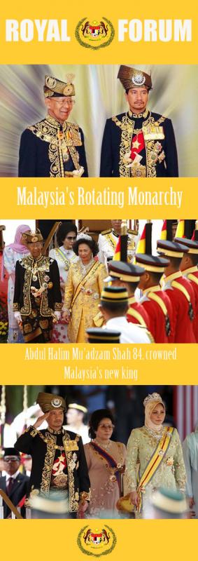 ROTATING MONARCHY: Abdul Halim Mu'adzam Shah crowned Malaysia's new king