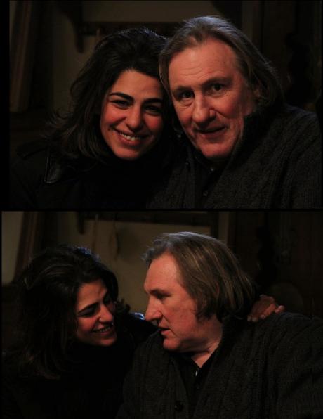 Sarah Doraghi and French Movie Star Gérard Depardieu