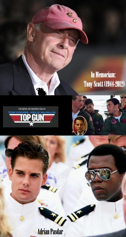 TOP GUN: Adrian Pasdar in Classic Film by Tony Scott (1944-2012)