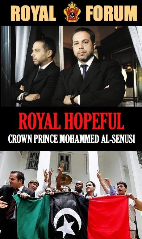 ROYAL HOPEFUL: Libyan Crown Prince offers to help homeland