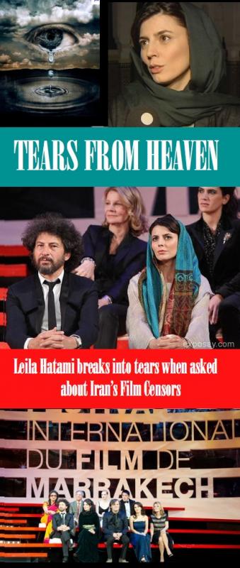 TEARS FROM HEAVEN: Leila Hatami breaks into tears when asked about Iran’s Film Censors 