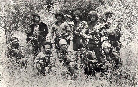 pictory: Ahmad Khomeiny Training with Cuban guerrilla fighters (mid 1970's)