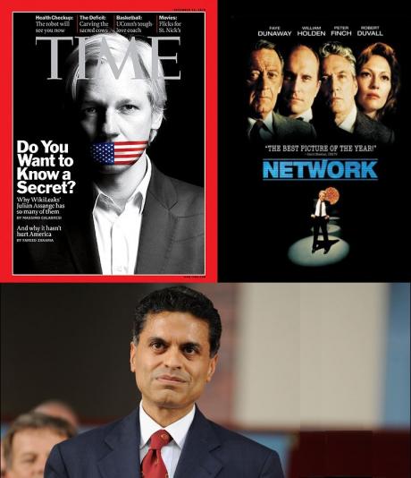 NETWORK: Assange and Zakaria have meddled with the primal forces of nature!