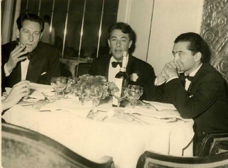 pictory:Film Critic Farrokh Ghaffari in Paris 1950's