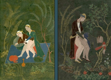Qajar or Safavid Homosexual Painting