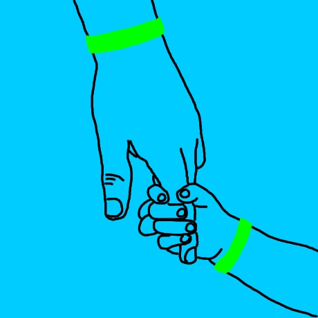 cartoon girl and oy holding cartoon girl and boy holding hands. cartoon girl and oy holding