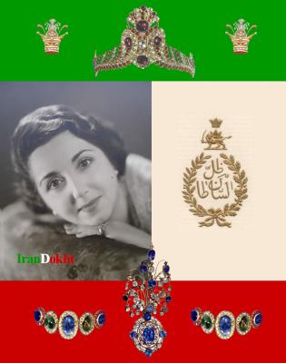 pictory: Qajar Princess Irandokht (1930's/40's)