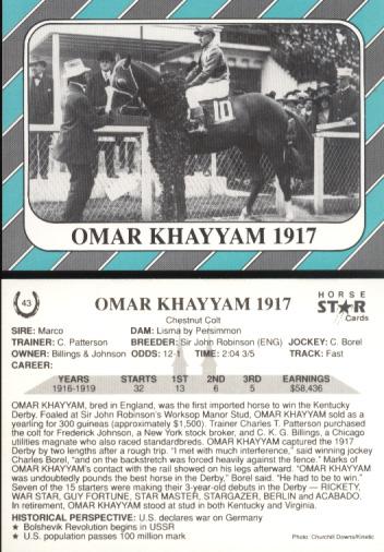 pictory: Omar Khayyam Wins Kentucky Derby (1917)