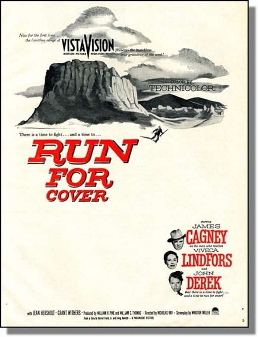 PERSIAN DUBBING: James Cagney & John Derek in "Run For Cover" (1955)