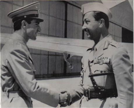 pictory: Shah of Iran Greets Crown Prince of Iraq (1949)