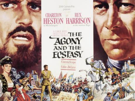 THEOCRACY ON SCREEN:  Rex Harrison as the Warrior Pope in "The Agony and The Ecstasy" (1965)