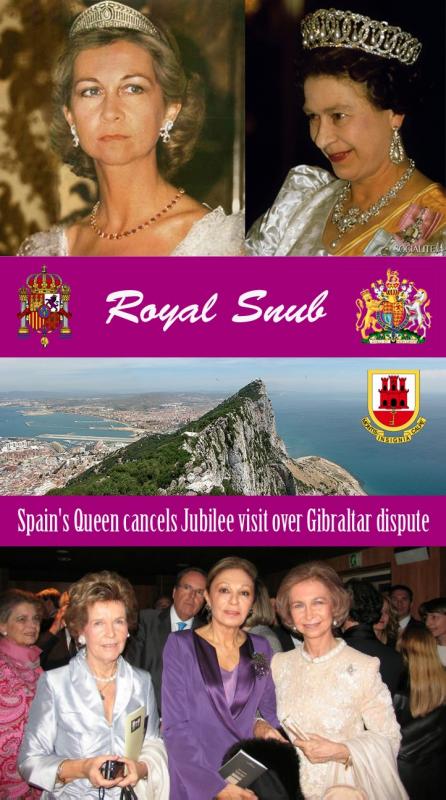 ROYAL SNUB: Spain's Queen cancels UK Jubilee visit over Gibraltar dispute