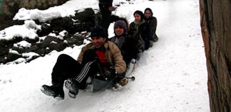 Sliding down Niavaran