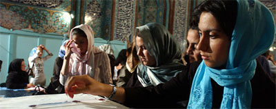 Between democracy and theocracy