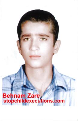 Behnam Zare was executed without prior notice