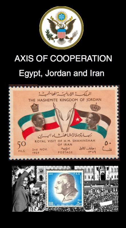 AXIS OF COOPERATION: Egypt, Jordan and Iran working with US in 1950s