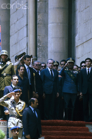 A MATTER OF LOYALTY: Richard Nixon Arrives in Cairo for Shah of Iran’s Funeral