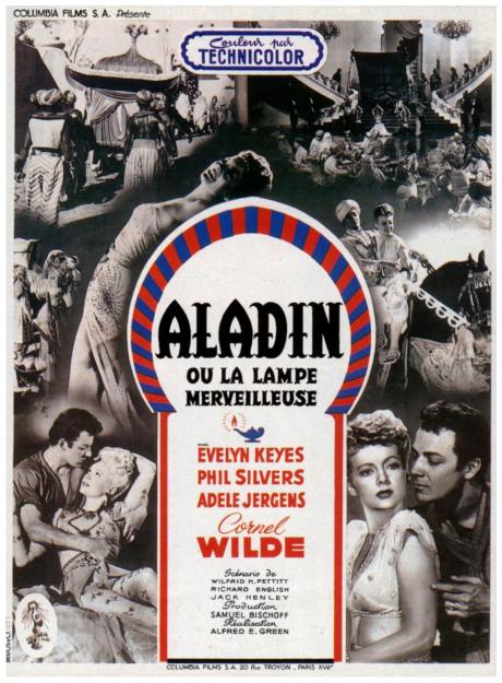 MON CINEMA: Cornel Wilde Plays Alladin in "A Thousand and One Nights" (1945)