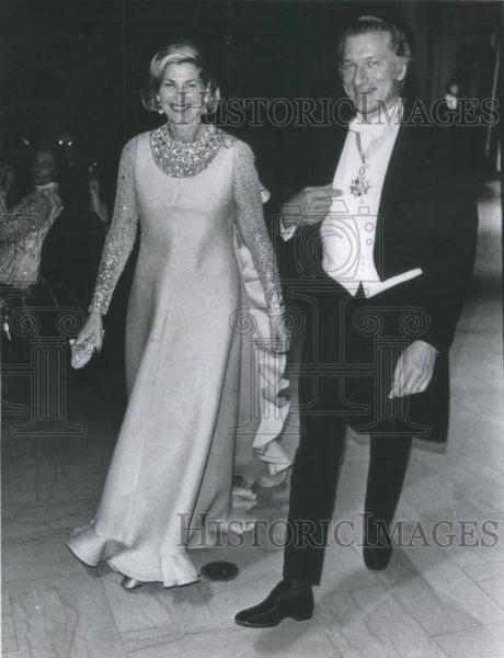 DIPLOMATIC CORPS: Djamal Hatam & wife Open Ball in Chicago (1972)