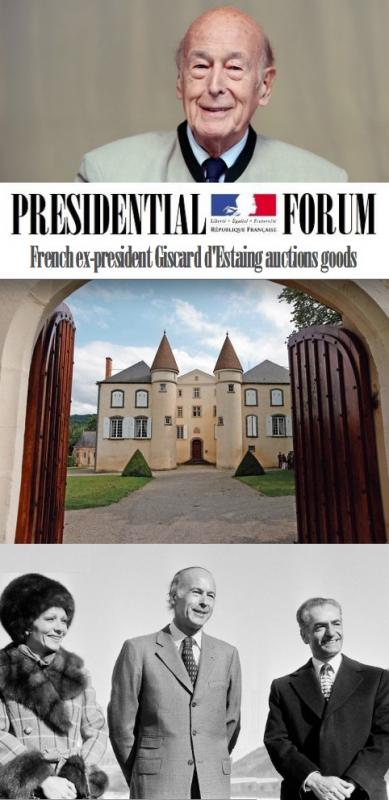 PRESIDENTIAL FORTUNE: French ex-president Giscard d'Estaing auctions château contents