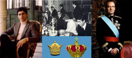 ROYALTY: Crown Prince Reza & King Juan Carlos of Spain