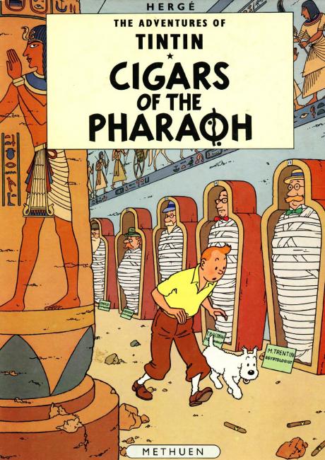 TINTIN IN EGYPT: The Adventure of Tintin - Cigars of The Pharaoh