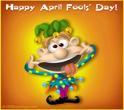 Thank God it's April Fool's Day
