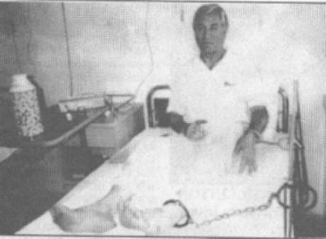 HISTORY OF VIOLENCE: Amir Abbas Entezam Chained to Hospital Bed (1990's)