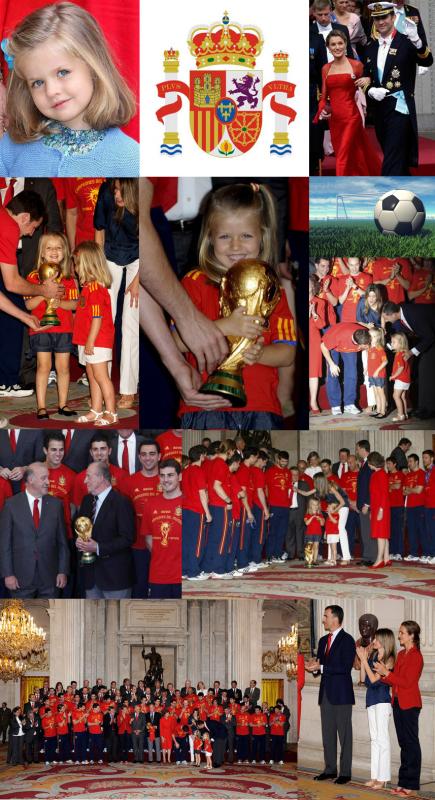 FOR HER EYES ONLY: Spanish World Cup Champions Dedicate Trophee to Infante Leonor