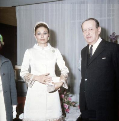 pictory: Shahbanou Farah and André Malraux (1962)
