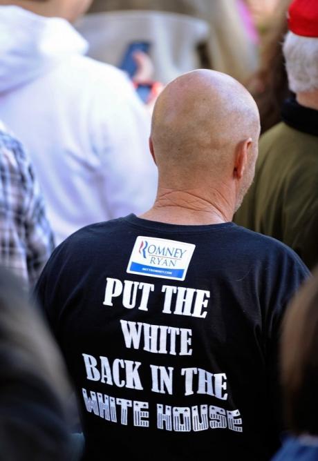 Put The White Back In The Whitehouse!!! (Romney Rally Yesterday)