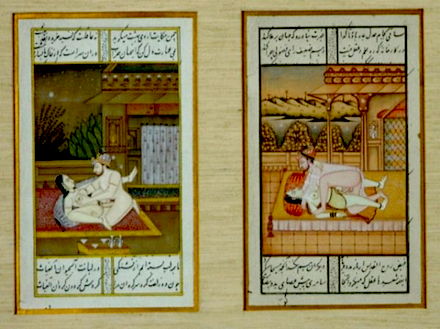 Four Erotic Indo-Persian Miniatures