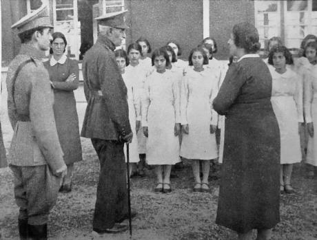 Women's Day: Reza Shah and Son visit School Girls (1930's)