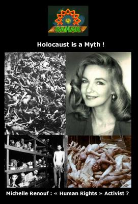 HOLOCAUST A MYTH: Neo Nazi Socialite Michelle Renouf on Iranian SAHAR TV 