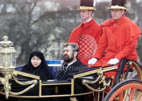 DIPLOMATIC CORPS: IRI's New UK Ambassador and Wife On Way to Buckingham Palace